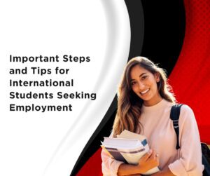 Tips for Internationa Students Seeking Employment